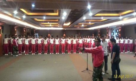 Gladi Pengukuhan Paskibraka Kota Denpasar