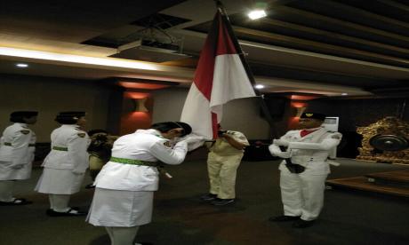 Pengukuhan Paskibraka Kota Denpasar