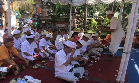 Piodalan di Badan KesbangPol Kota Denpasar, Purnama Sadha