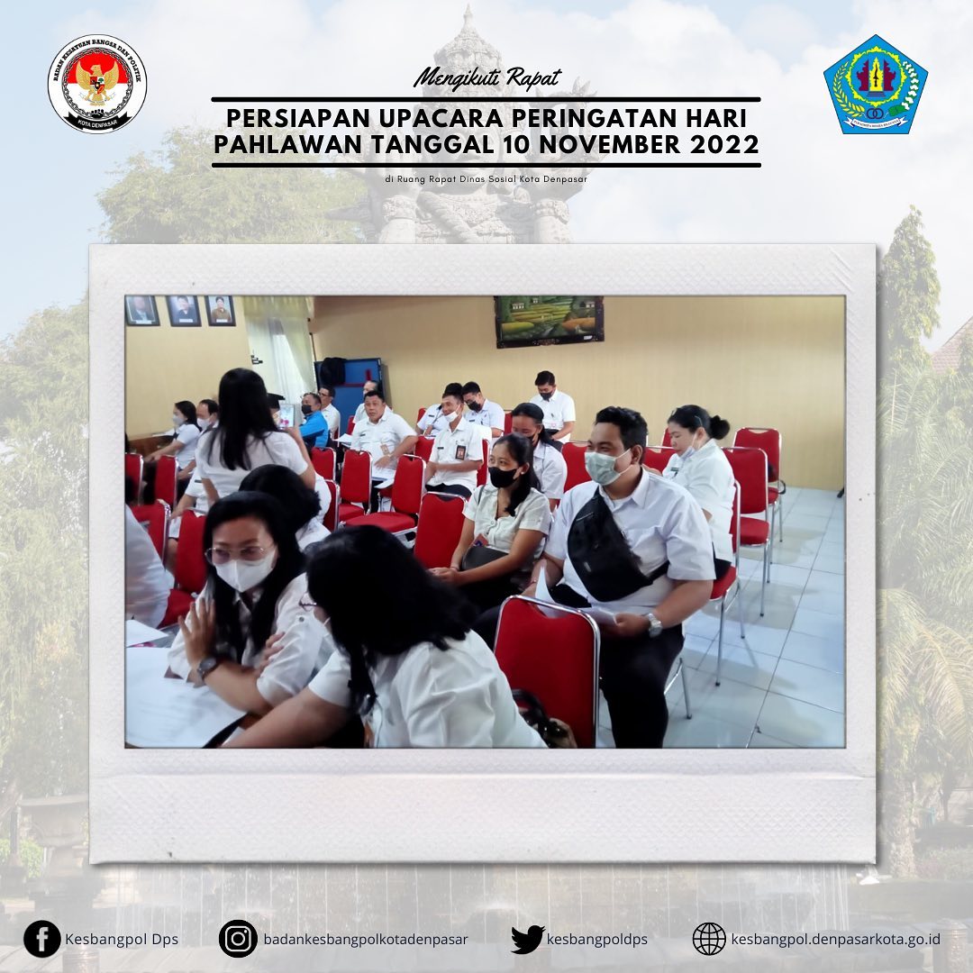 Persiapan Upacara Peringatan Hari Pahlawan tanggal 10 November 2022