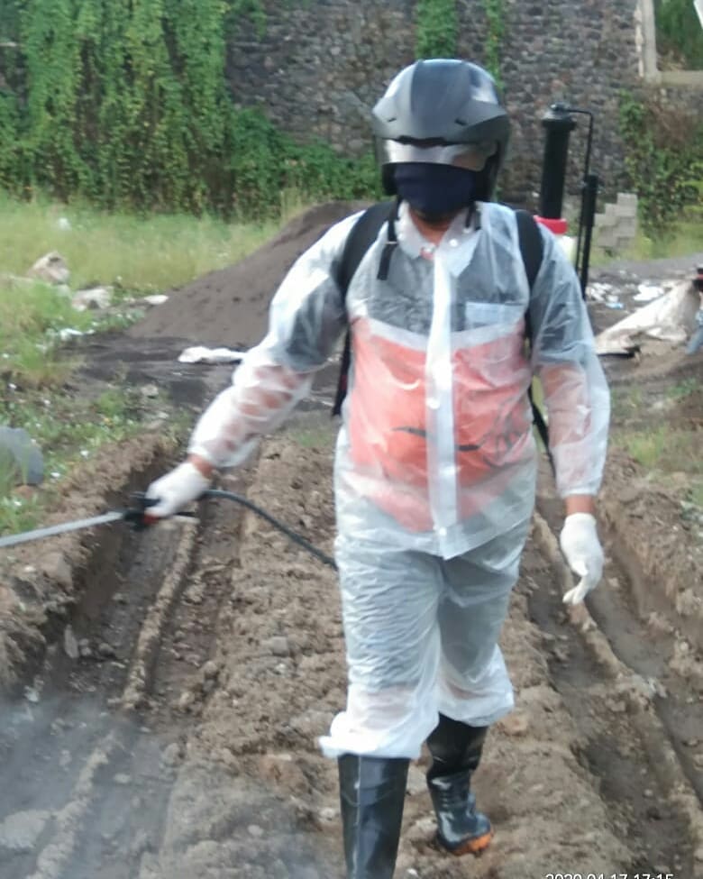 Penyemprotan Disinfektan